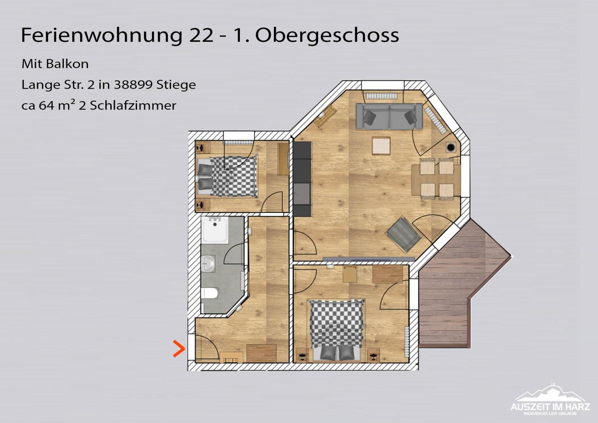 Auszeit-Im-Harz Haus 5 Wohnung 22 Stiege ภายนอก รูปภาพ